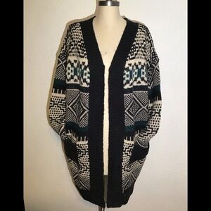 Freeway open sweater cardigan